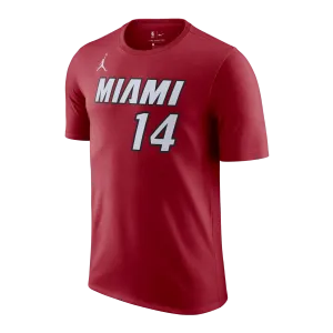 Tyler Herro Nike Jordan Brand Statement Red Name & Number Tee
