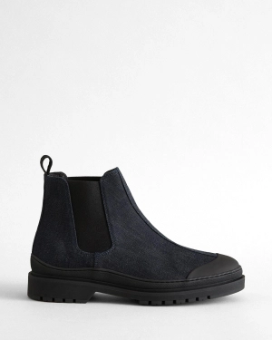Wellington Men's Denim Chelsea Boot