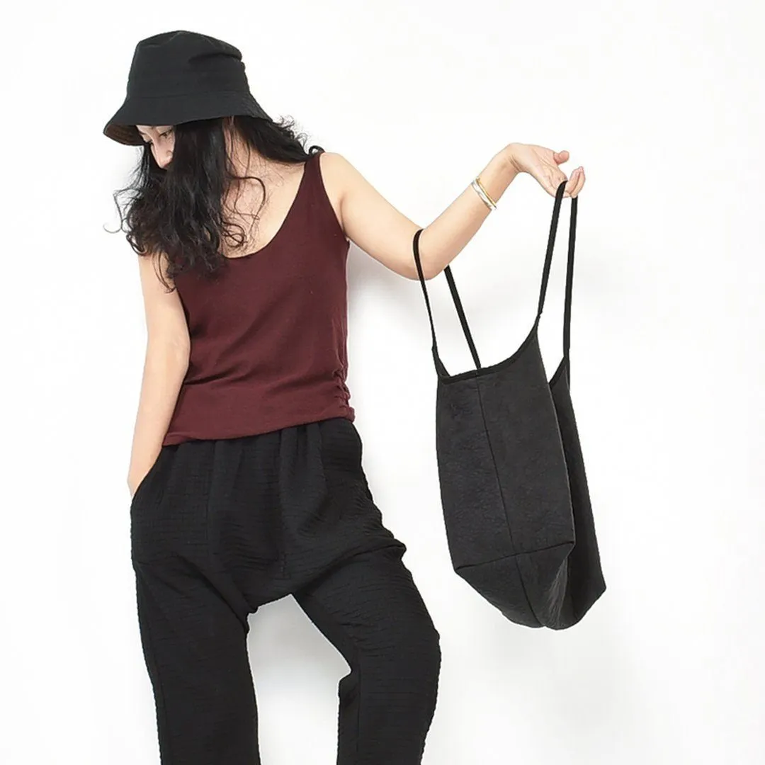 Women Solid Suede Retro Shoulder Bag Casual Bag