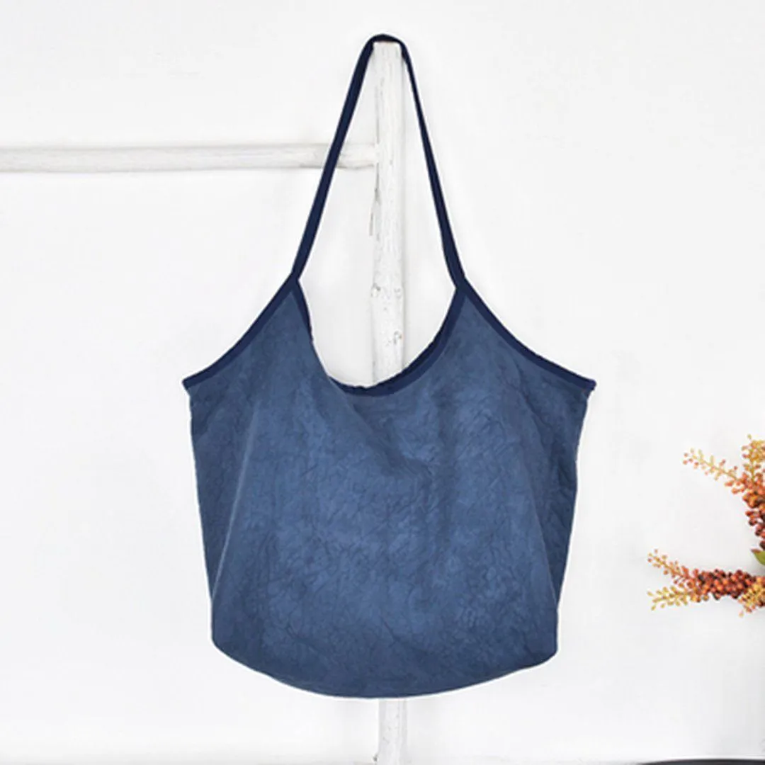 Women Solid Suede Retro Shoulder Bag Casual Bag