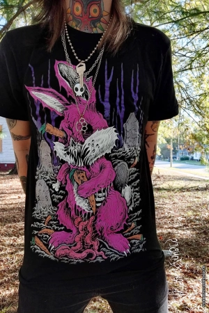 Zombunny T-shirt [CREEPY COLOR VERSION]