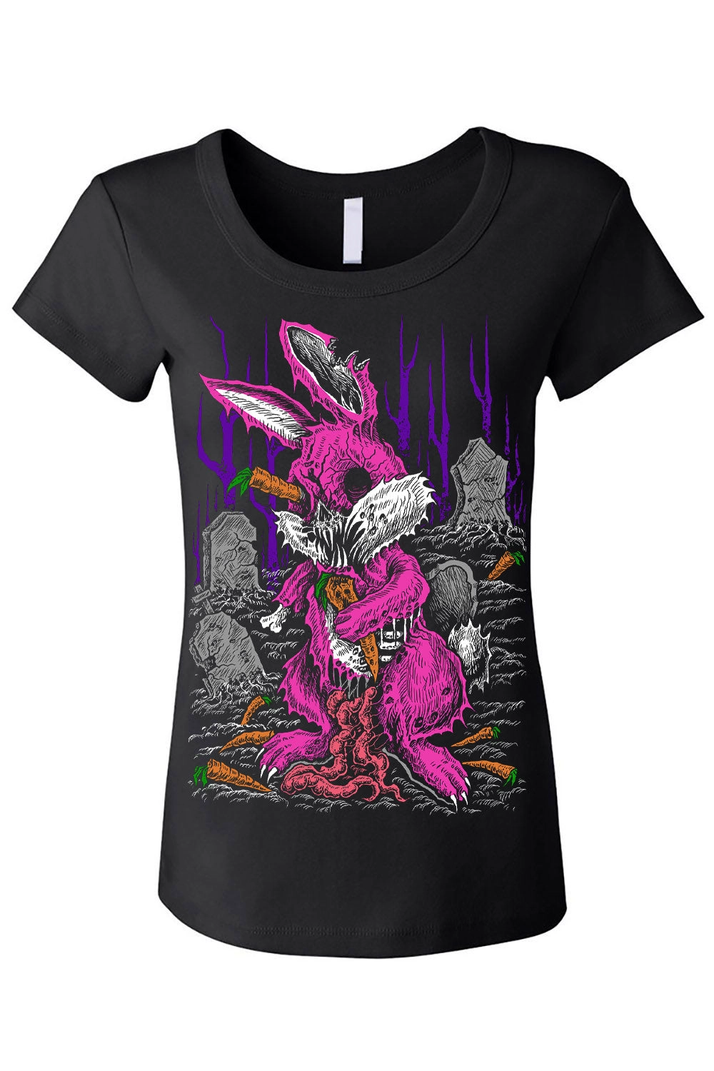 Zombunny T-shirt [CREEPY COLOR VERSION]
